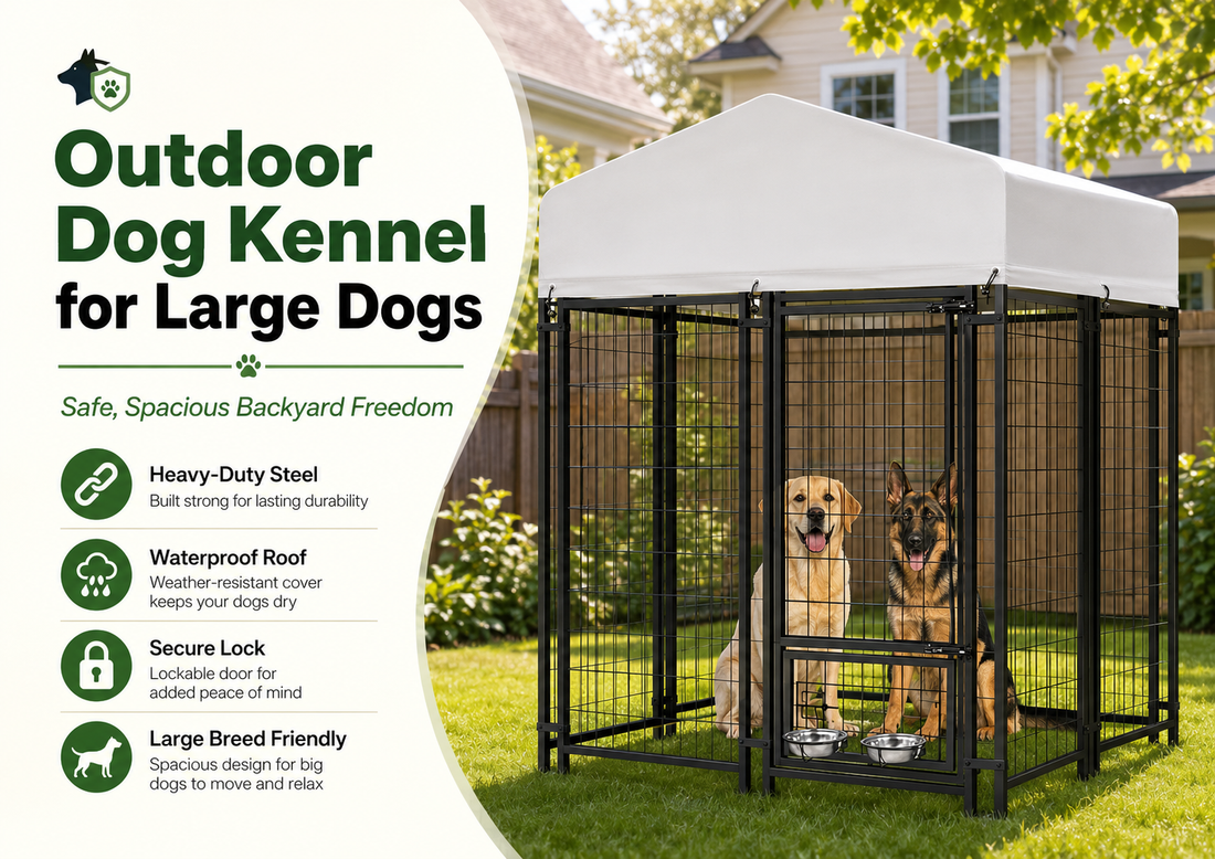 Outdoor Dog Kennel for Large Dogs: How to Choose a Safe and Spacious Backyard Kennel